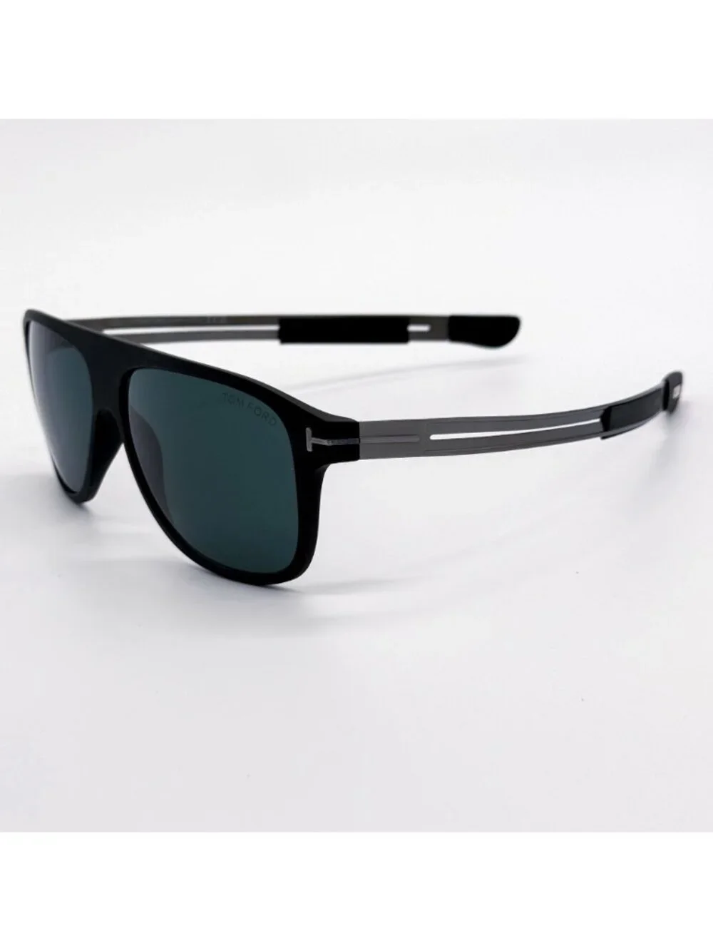 NEW TOM FORD TODD SUNGLASSES TF880 02V AVIATOR BLACK/GREEN UNISEX EYEWEAR FT0880